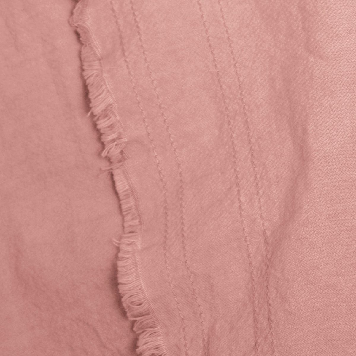 Close-up image of Pink Sandstone Garment Washed Percale