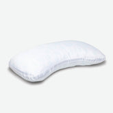 Image of the Refreshing Crescent Pillowcase on a Cooling Crescent Pillow